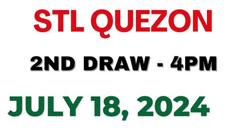 stl quezon actual 2nd draw result today live|STL RESULT TODAY .
